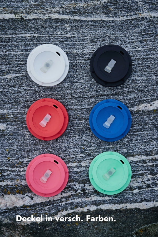 Nachhaltige Mehrwegbecher mit Schraubverschluss Drehverschluss Mehrweg