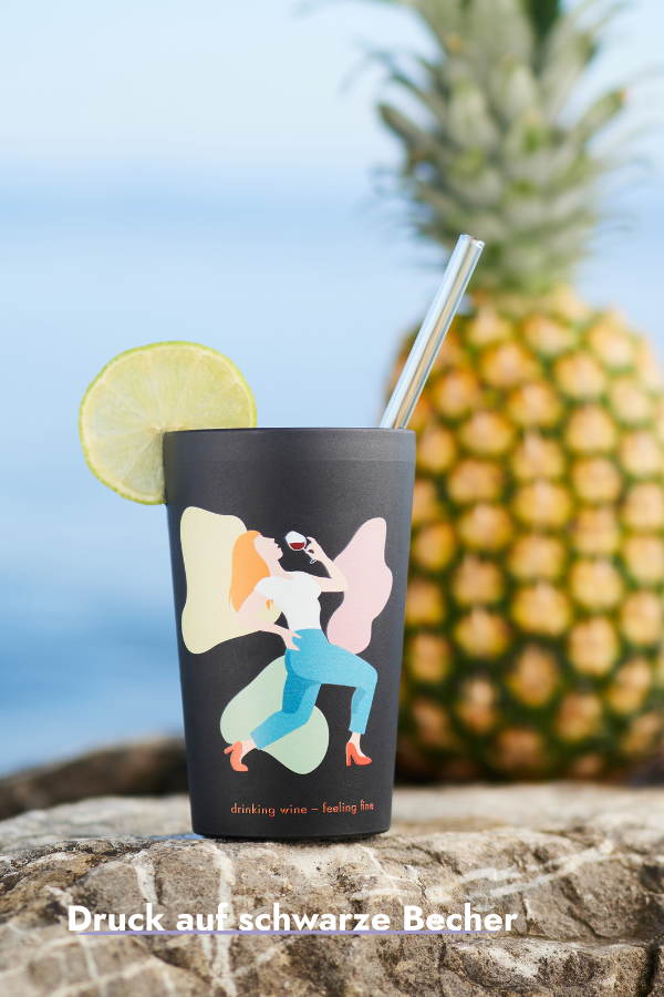 Nachhaltige Mehrwegbecher mit Firmenlogo